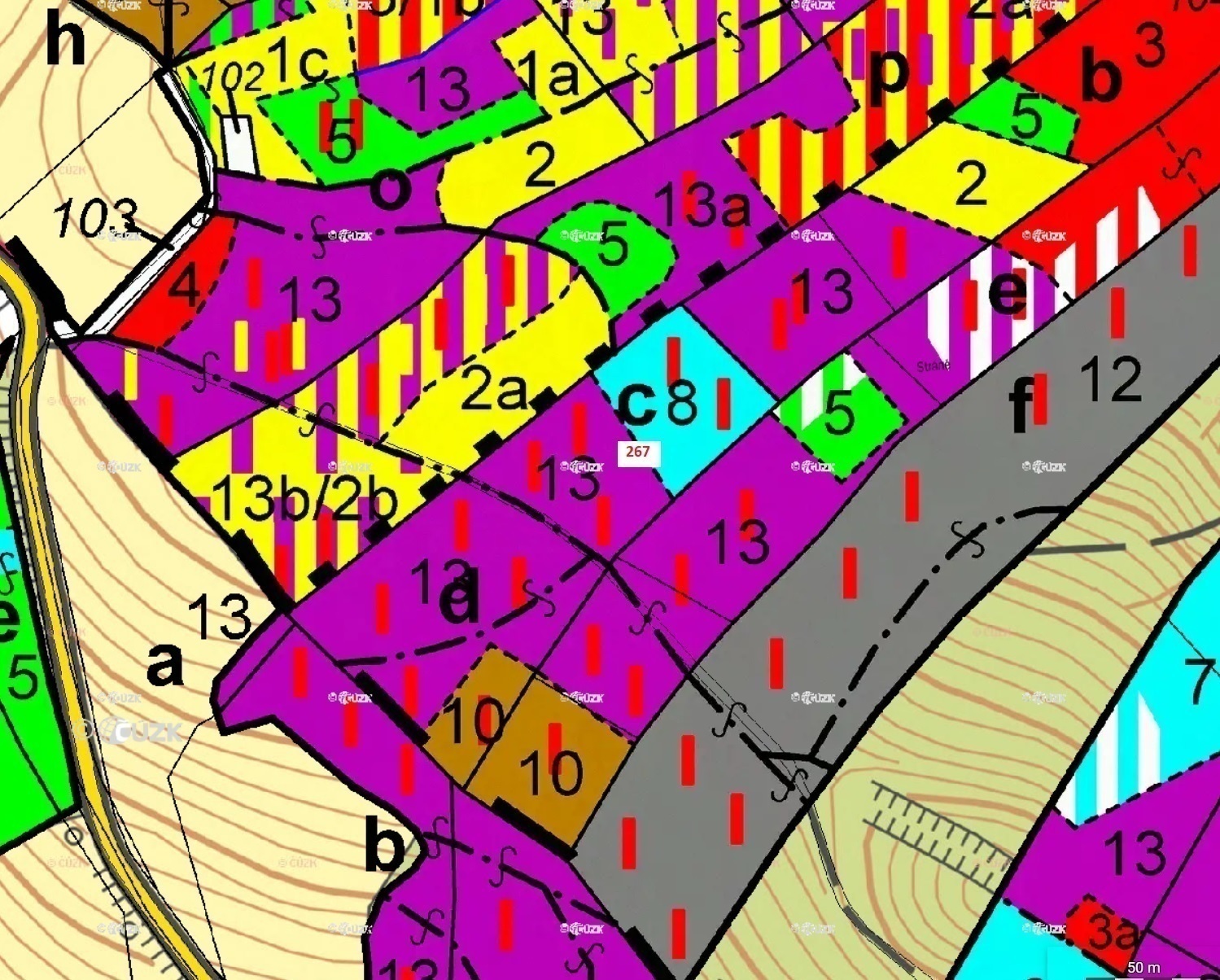 Lesní pozemek o výměře 7 127 m2, podíl 1/1, k.ú. Štěpánovice u Tišnova, okres Brno-venkov