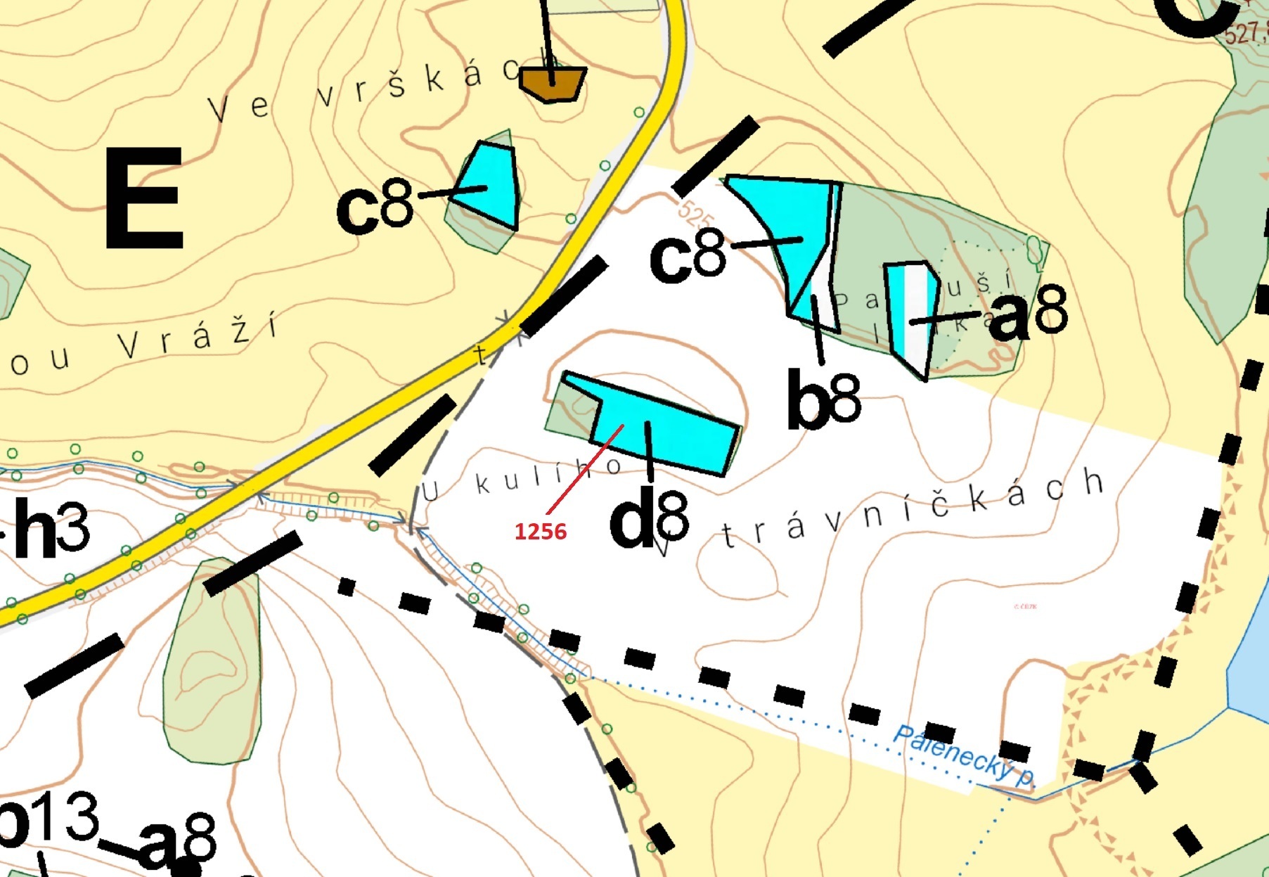 Lesní pozemek o výměře 1284 m2, podíl 1/1, k.ú. Bezděkov u Kasejovic, okres Plzeň-jih