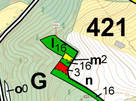 Prodej - pozemek, les, 2 458 m²