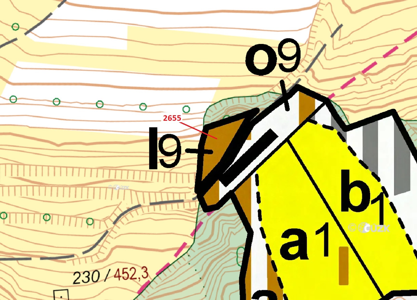 Lesní pozemek o výměře 533 m2, podíl 1/1, k.ú. Písek u Jablunkova, okres Frýdek-Místek