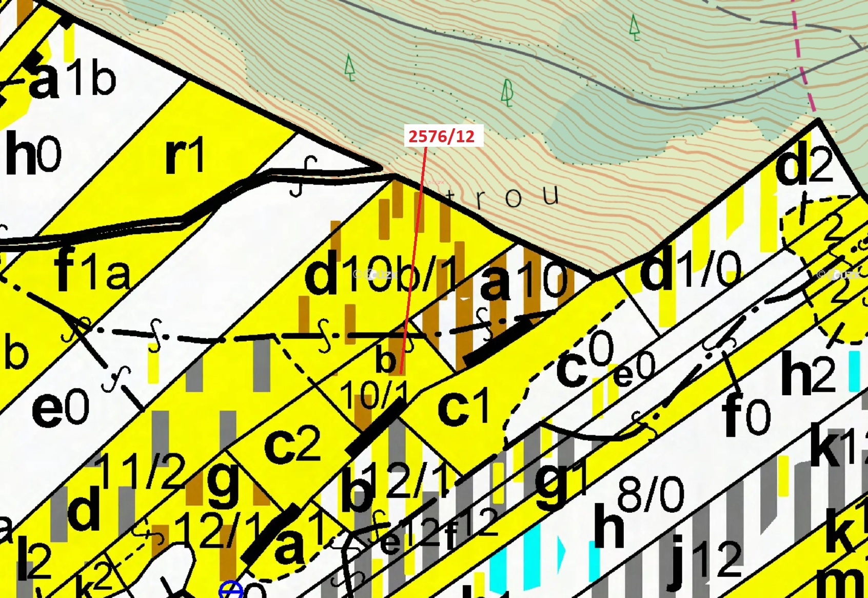 Lesní pozemek o výměře 2461 m2, podíl 1/1, k.ú. Písek u Jablunkova, okres Frýdek-Místek