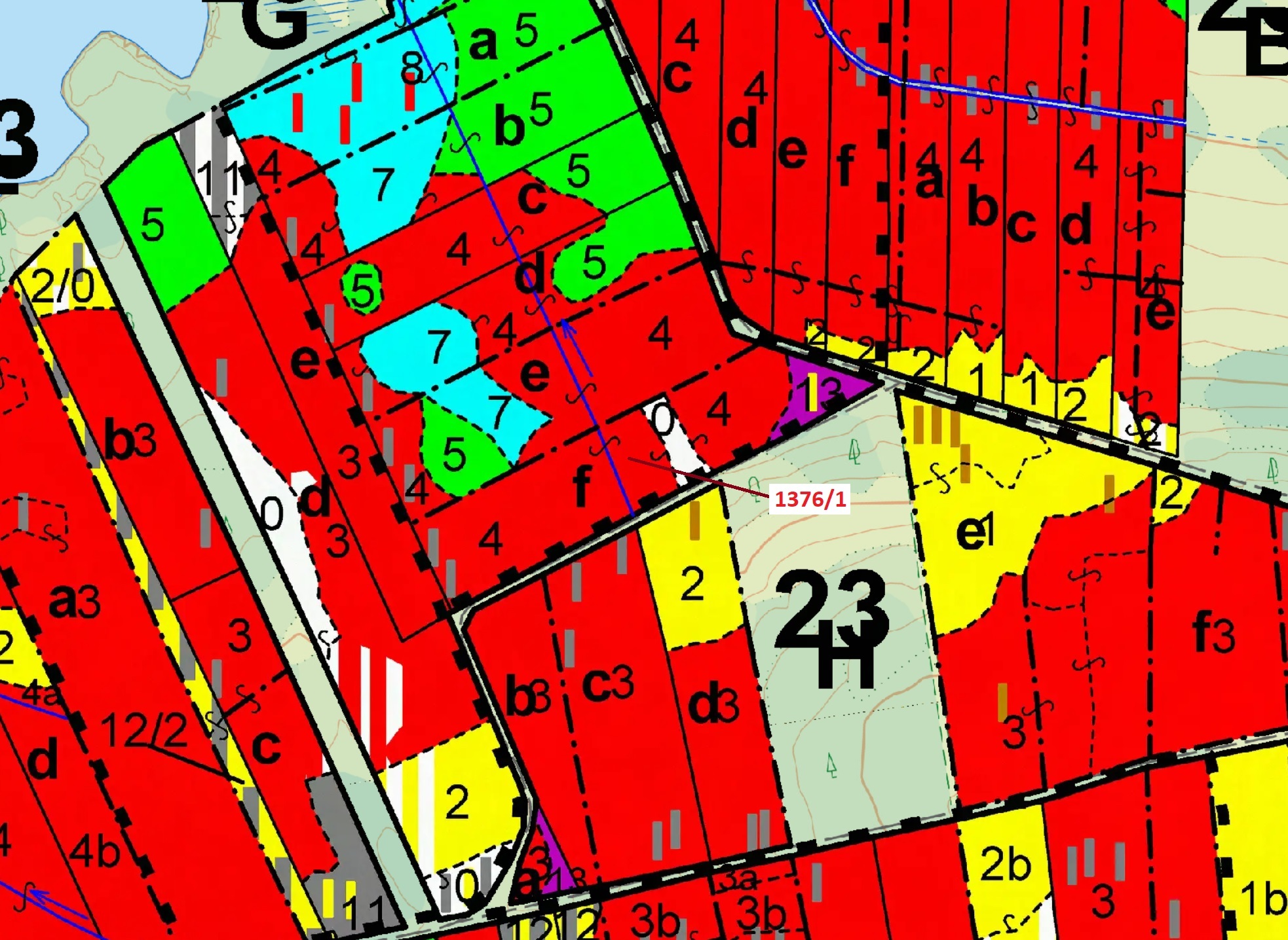 Lesní pozemek o výměře 13 807 m2, podíl 1/1, k.ú. Břehov, okres České Budějovice