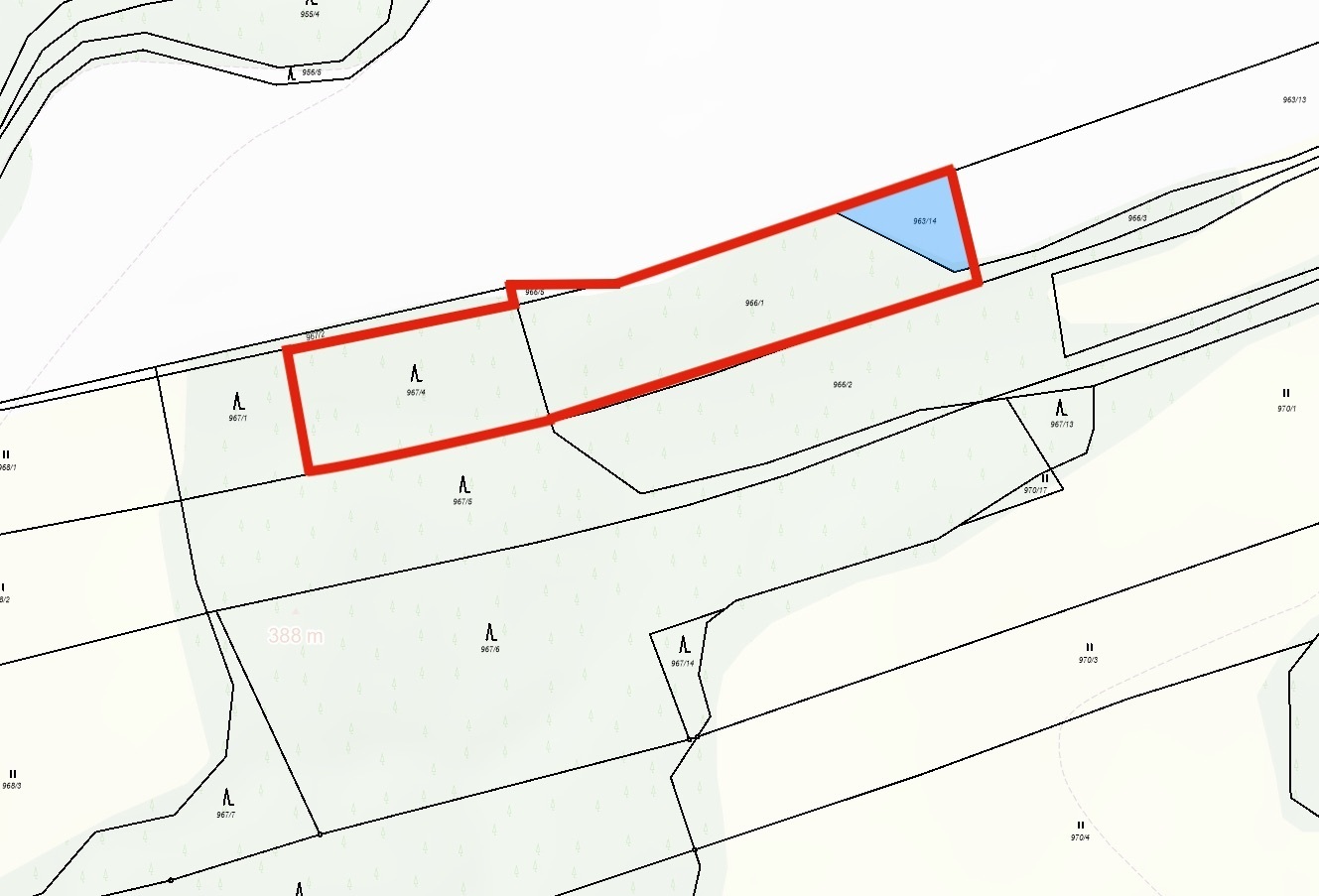 E-aukce pozemků o výměře 5160 m2, kat. území Hodoňovice, okres Frýdek-Místek