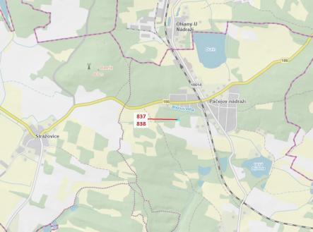 Prodej - pozemek, les, 999 m²