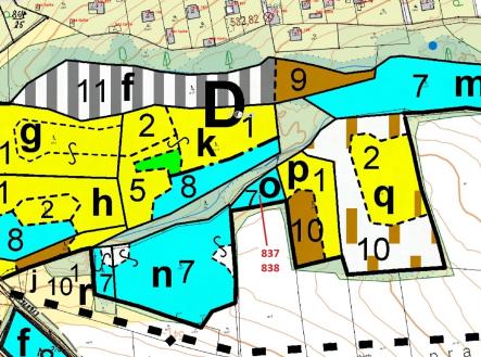 Prodej - pozemek, les, 999 m²