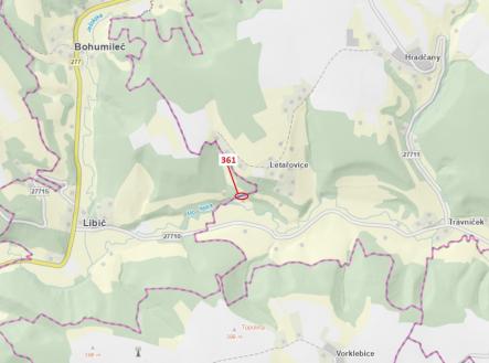 Prodej - pozemek, les, 421 m²