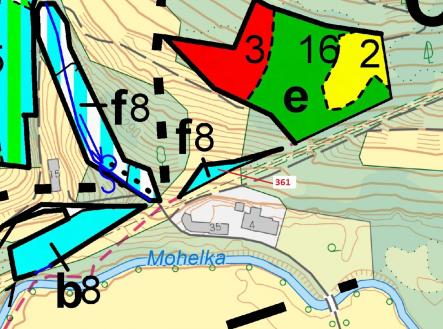 Prodej - pozemek, les, 421 m²