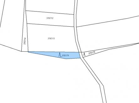Prodej - pozemek, les, 803 m²