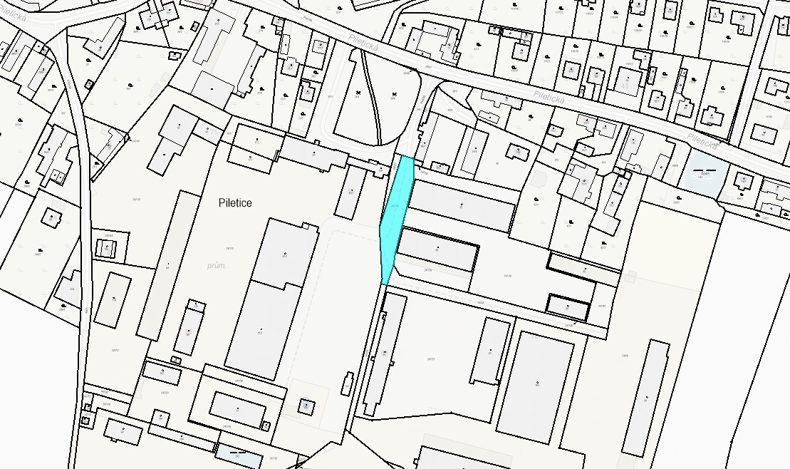 Pozemek o velikosti 1063m2, Hradec Králové - Piletice, podíl 1/5