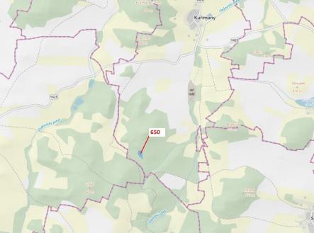 Prodej - pozemek, les, 3 688 m²