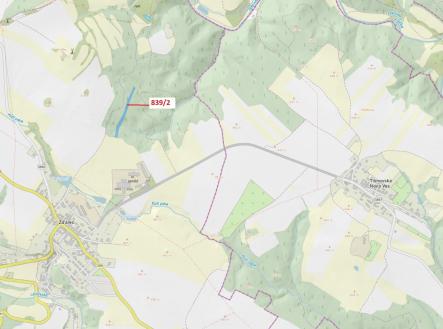 Prodej - pozemek, les, 5 465 m²