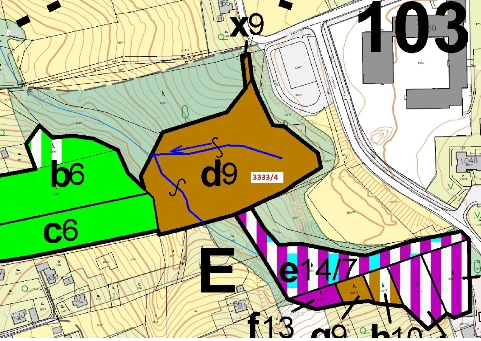 Lesní pozemek o výměře 11 452 m2, podíl 1/1, katastrální území Horní Lutyně, obec Orlová, obec s roz
