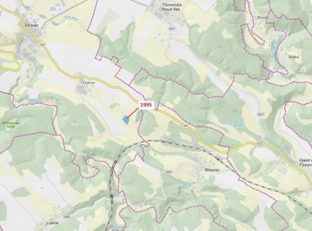 Prodej - pozemek, les, 1 995 m²