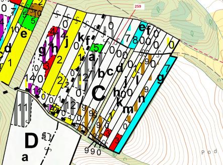 Prodej - pozemek, les, 6 645 m²