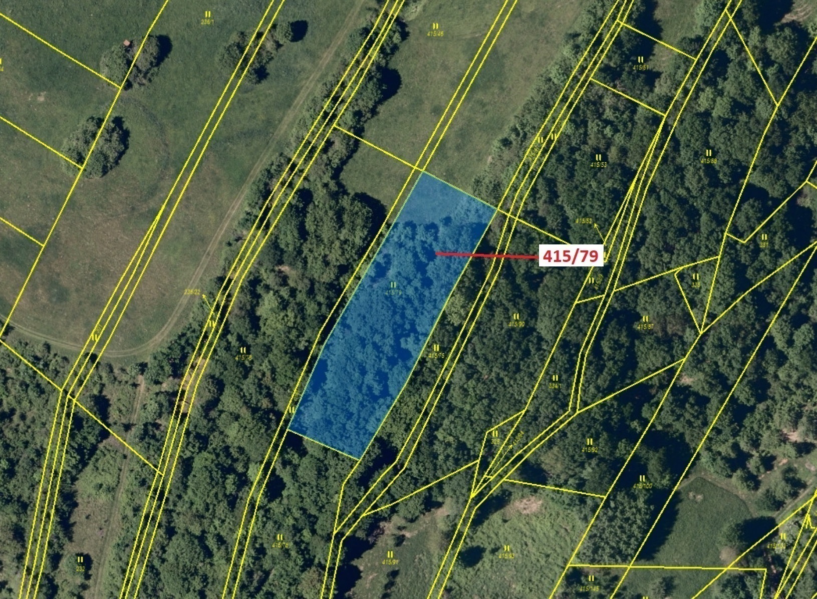 Trvalý travní porost o výměře 2523 m2, podíl 1/1, katastrální území Jankovice u Uherského Hradiště, 