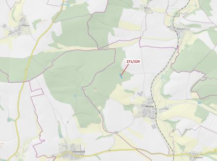 Prodej - pozemek, les, 3 695 m²