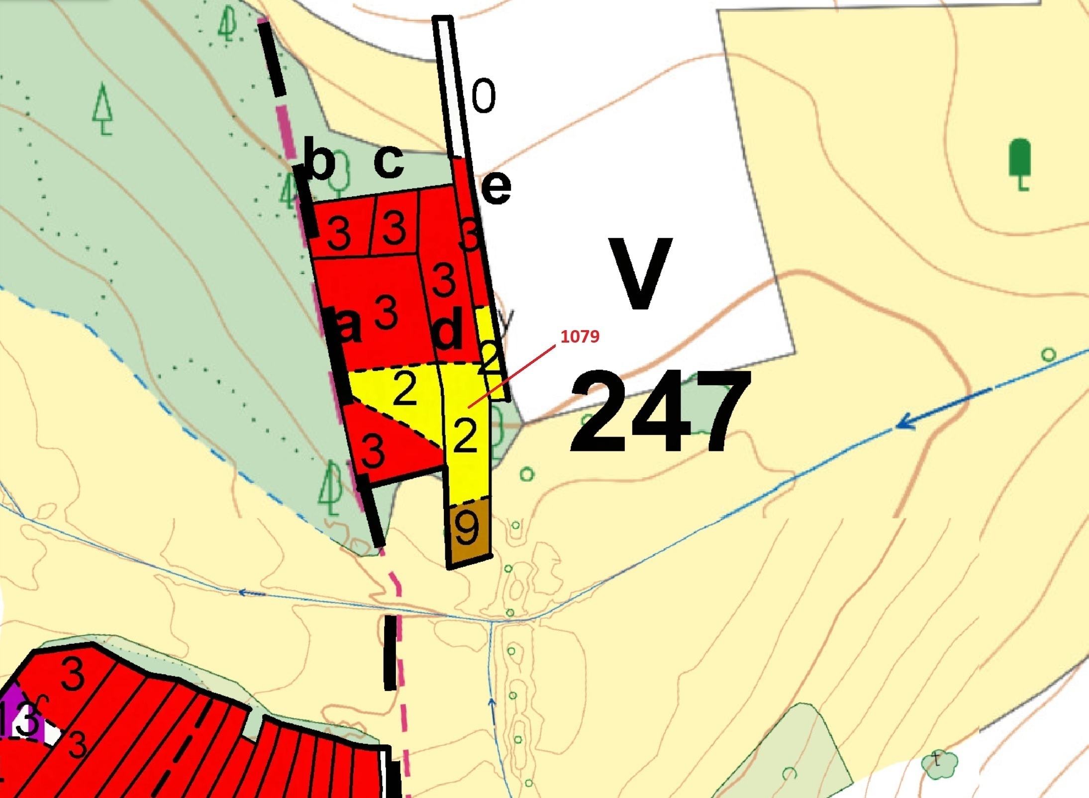 Lesní pozemek o výměře 5041 m2, podíl 1/1, katastrální území Štítné, obec Žirovnice, obec s rozšířen