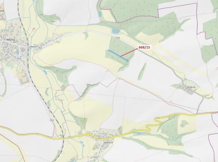 Prodej - pozemek, les, 4 689 m²