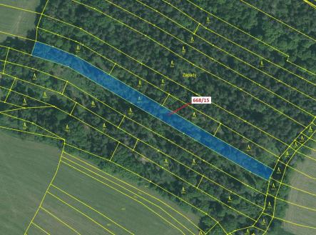 Prodej - pozemek, les, 4 689 m²