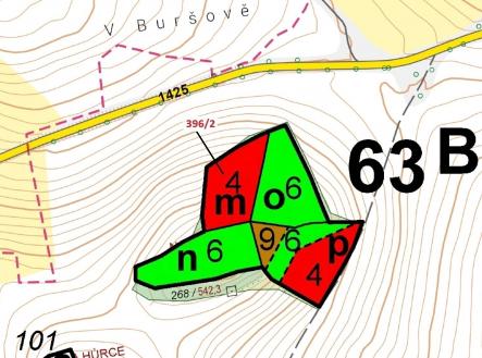 Prodej - pozemek, les, 3 340 m²