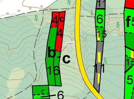 Prodej - pozemek, les, 1 988 m²