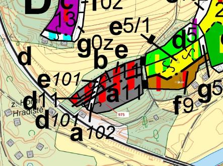 Prodej - pozemek, les, 1 287 m²