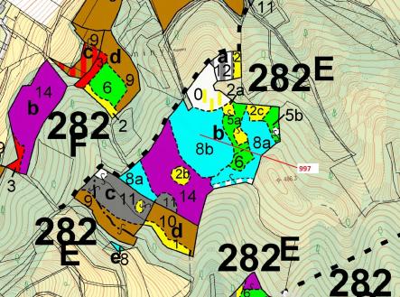 Prodej - pozemek, les, 1 938 m²