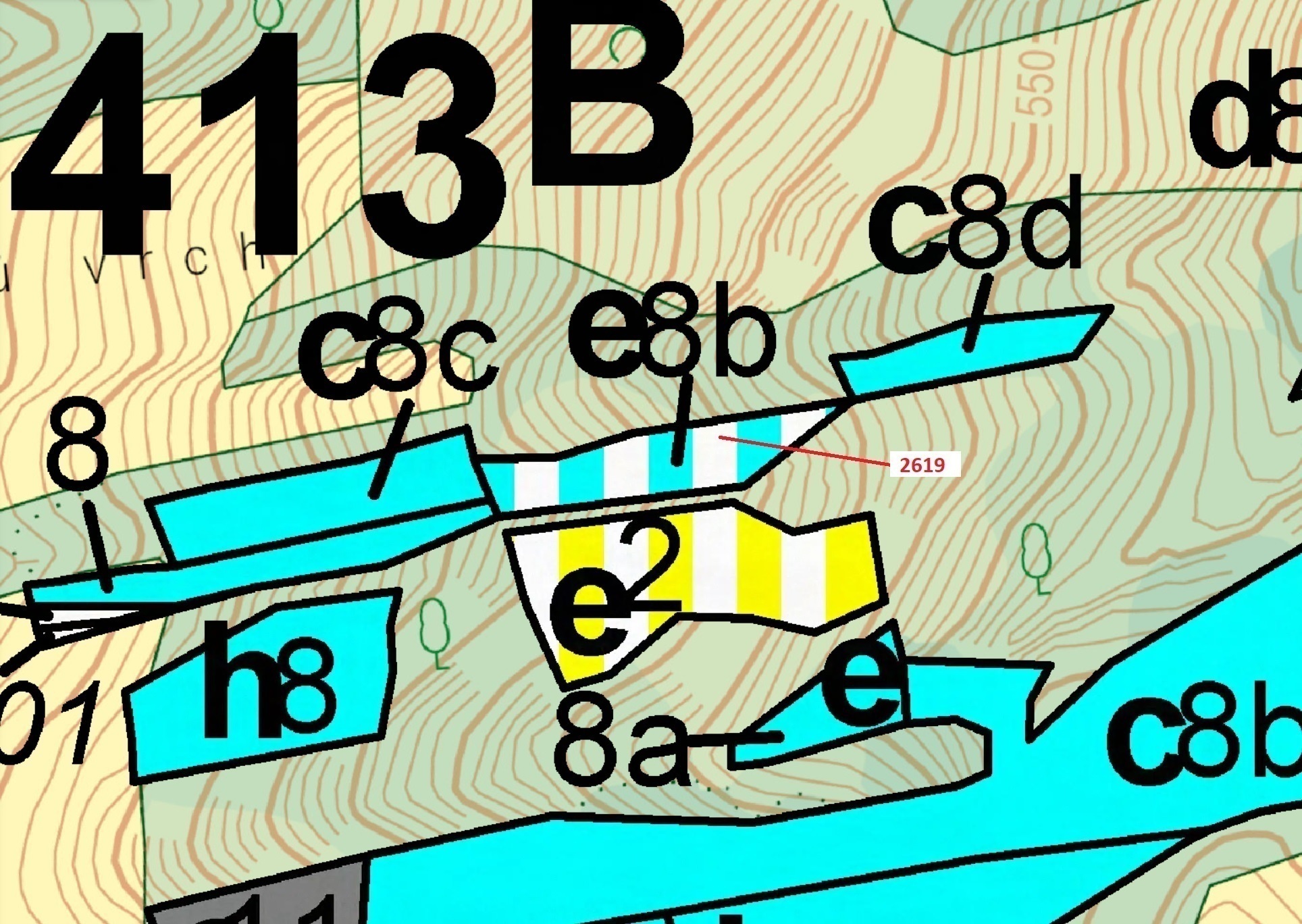 Lesní pozemek o výměře 867 m2, podíl 1/1, katastrální území Zděchov, obec Zděchov, obec s rozšířenou