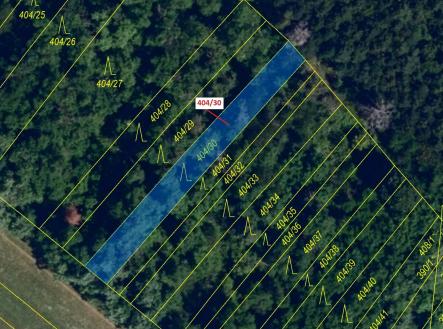 Prodej - pozemek, les, 409 m²