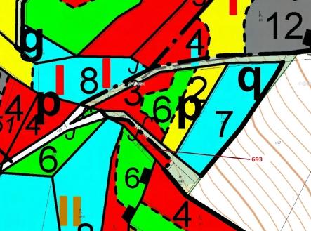 Prodej - pozemek, les, 398 m²