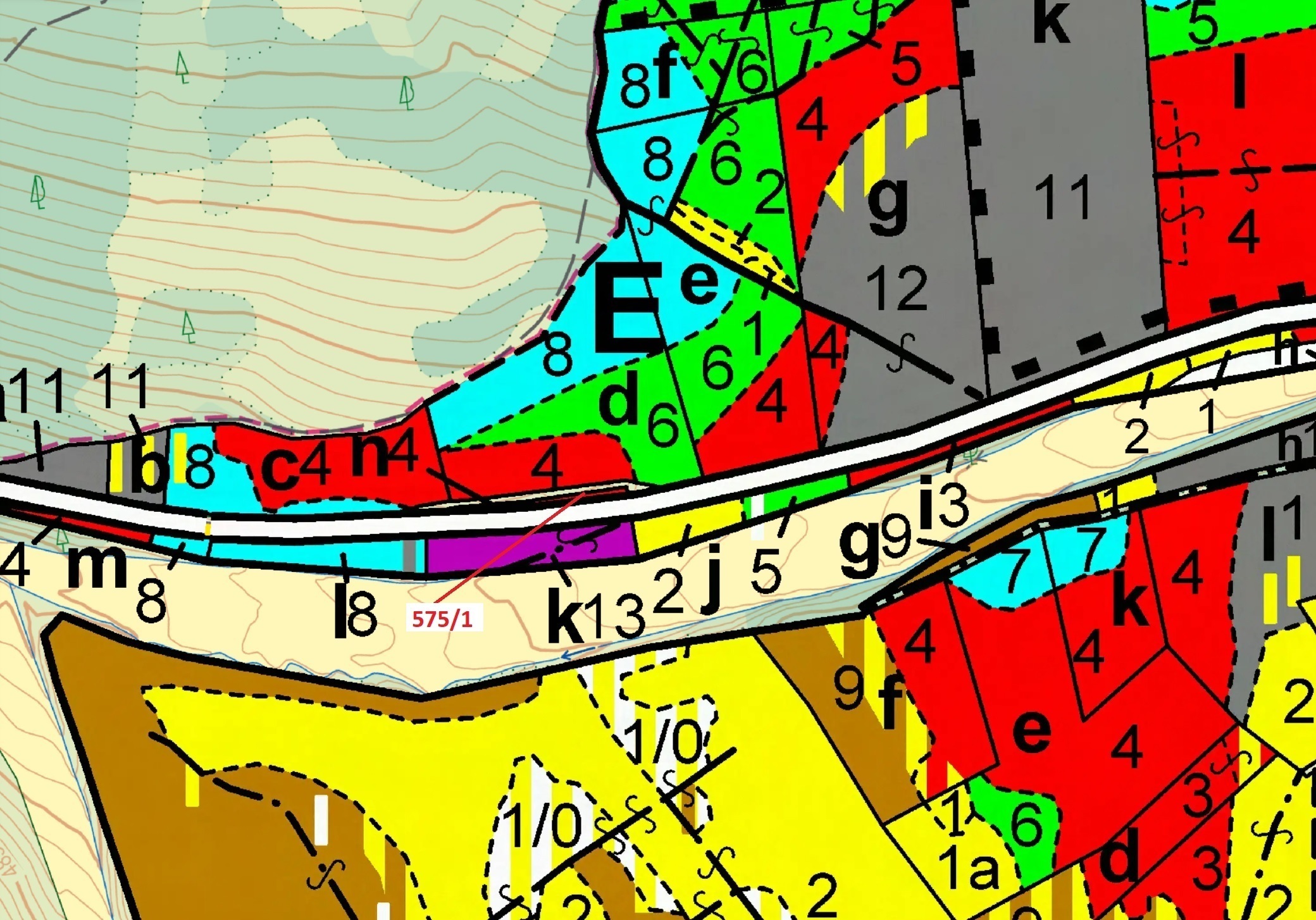 Lesní pozemek o výměře 152 m2, podíl 1/1, katastrální území Kojetín u Havlíčkova Brodu, obec Kojetín