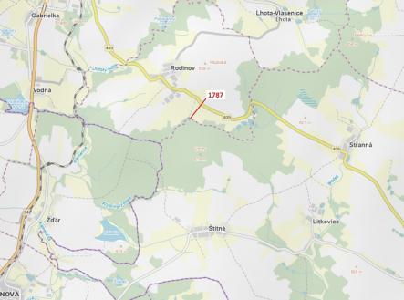 Prodej - pozemek, les, 288 m²