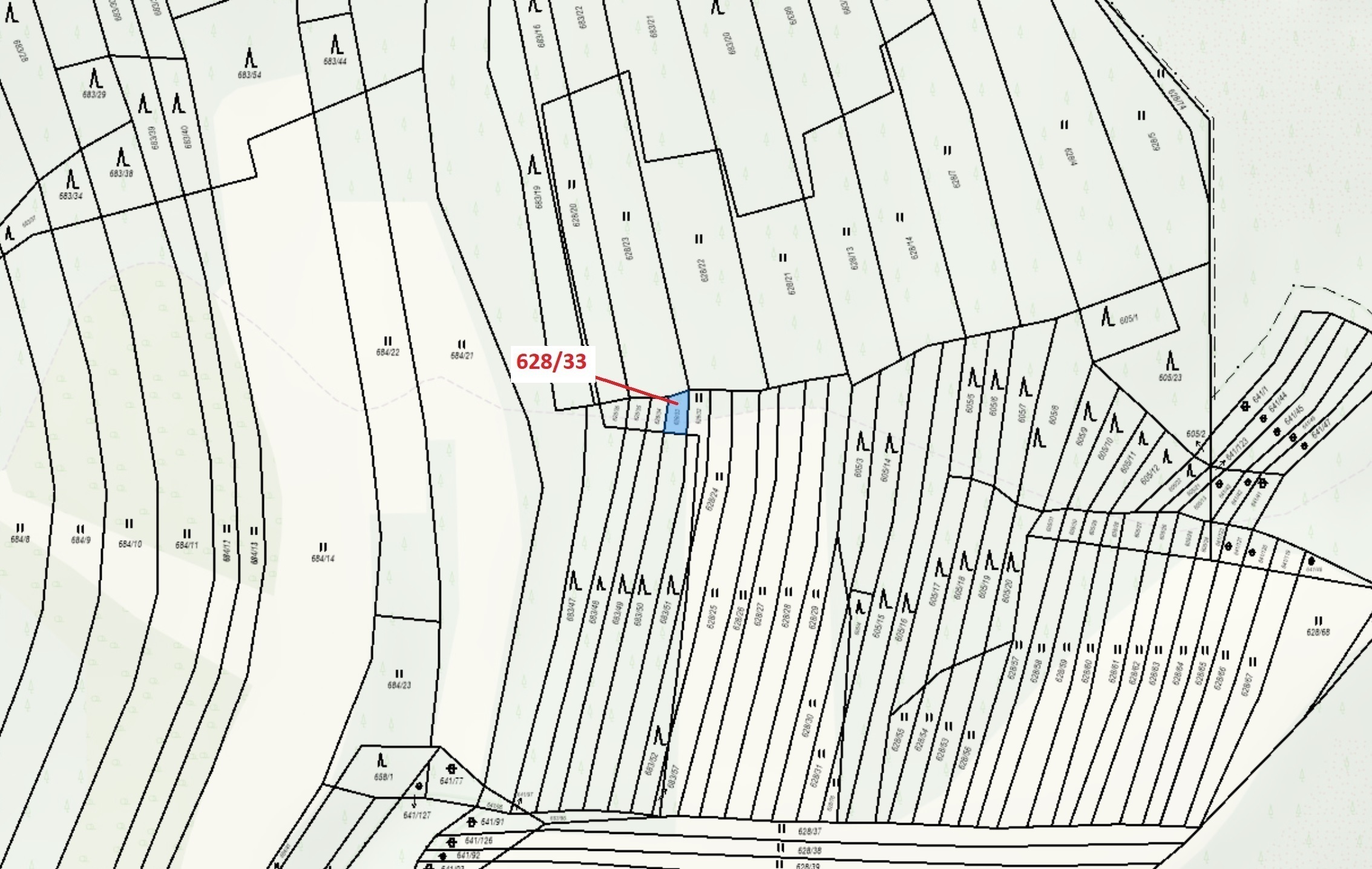 Trvalý travní porost o výměře 41 m2, podíl 1/1, katastrální území Budkovice, obec Ivančice, obec s r