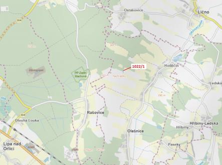 Prodej - pozemek, zemědělská půda, 318 m²