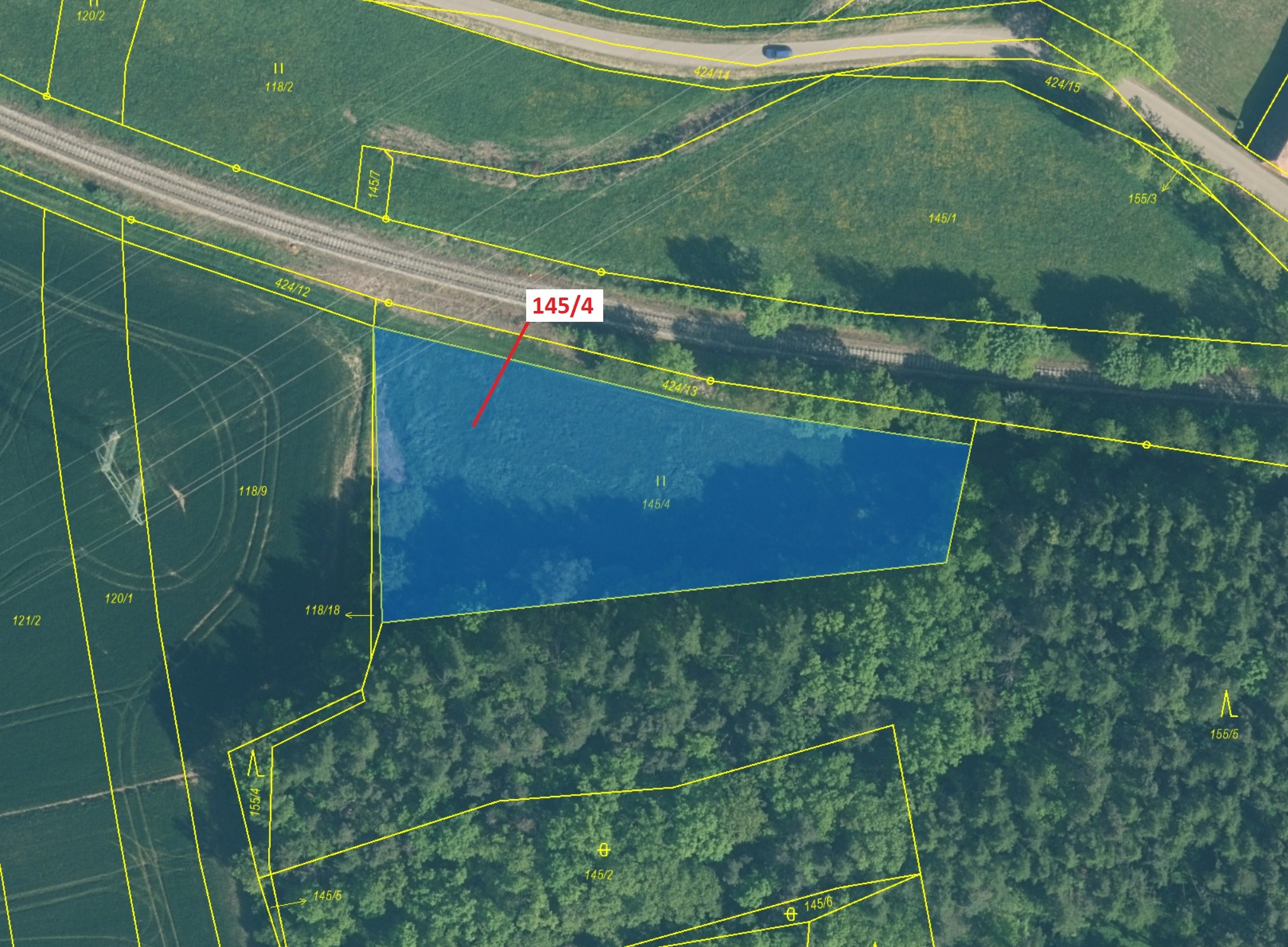 Trvalý travní porost o výměře 2865 m2, podíl 1/1, katastrální území Horní Nerestce, obec Nerestce, o