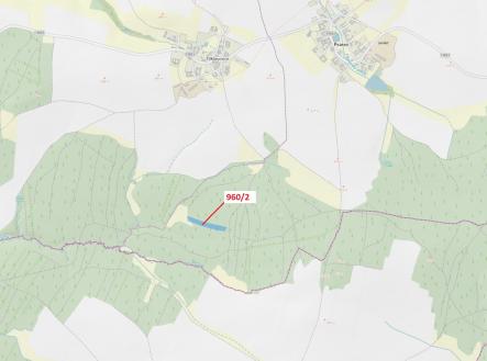 Prodej - pozemek, les, 7 607 m²