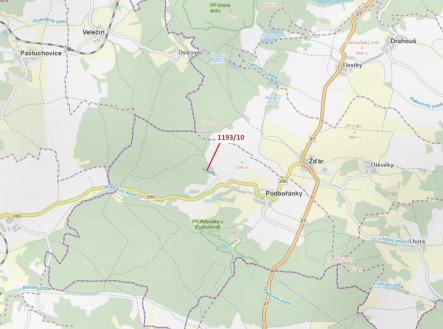 Prodej - pozemek, les, 4 694 m²