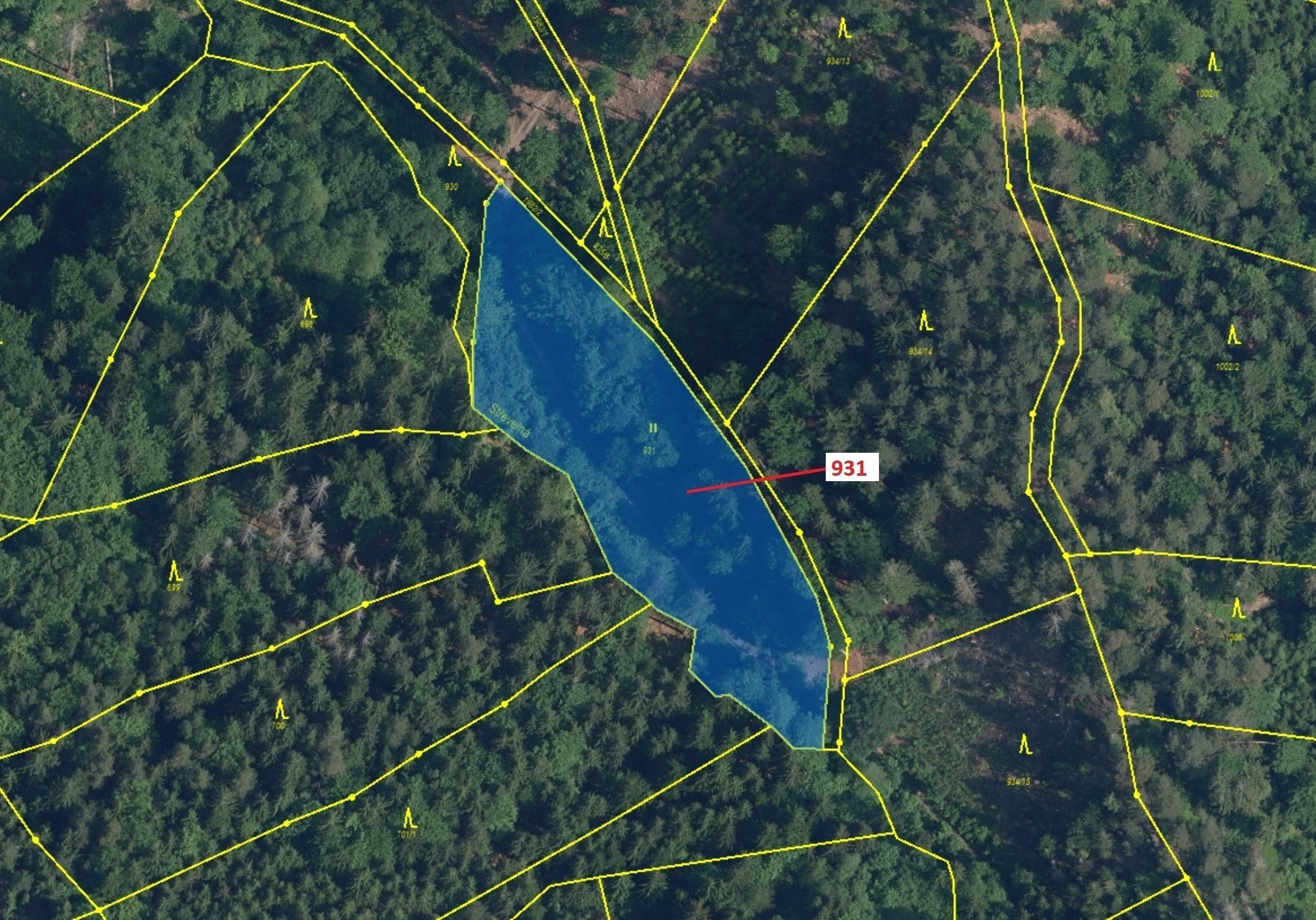 Trvalý travní porost o výměře 4019 m2, podíl 1/1, katastrální území Jílové u Držkova, obec Jílové u 