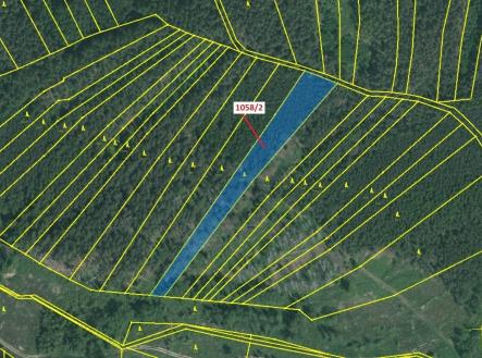 Prodej - pozemek, les, 5 152 m²