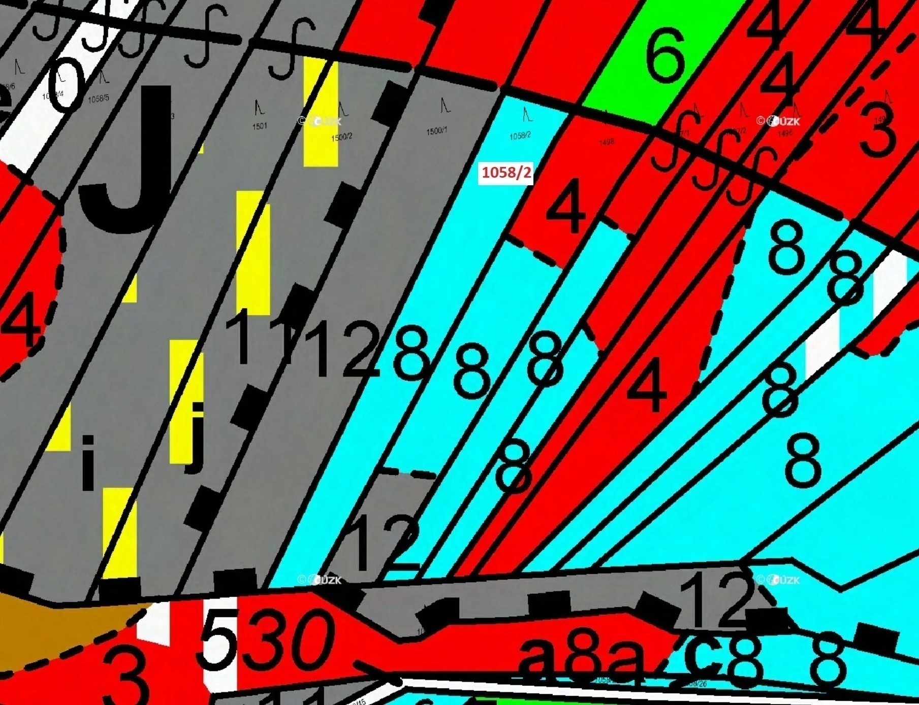 Lesní pozemek o výměře 5 152 m2, podíl 1/1, katastrální území Radonice u Milavčí, obec Milavče, obec