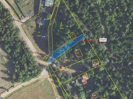 Prodej - pozemek, les, 326 m²
