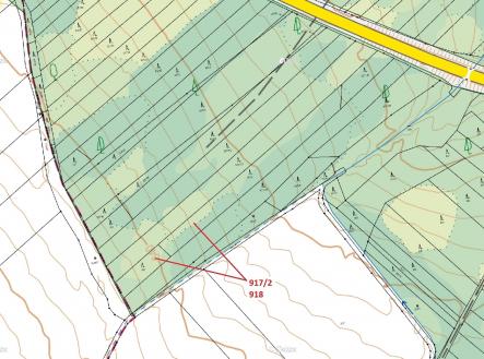 Prodej - pozemek, les, 3 965 m²