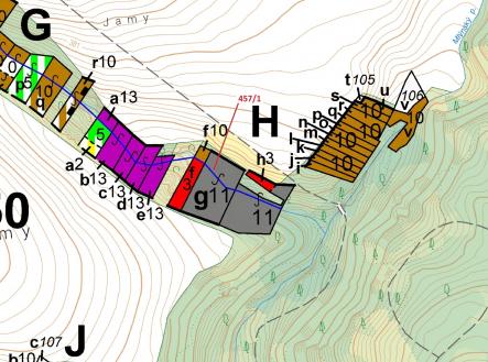 Prodej - pozemek, les, 4 115 m²