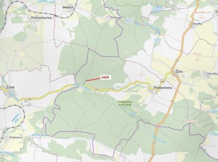 Prodej - pozemek, les, 4 076 m²