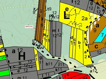 Prodej - pozemek, les, 1 174 m²