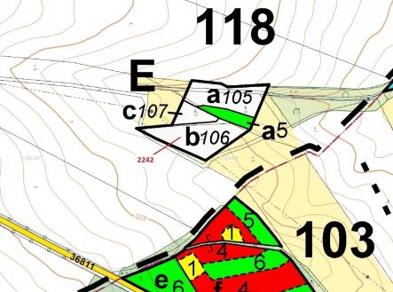 Prodej - pozemek, les, 3 972 m²
