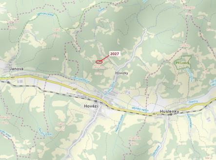 Prodej - pozemek, les, 1 252 m²