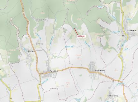 Prodej - pozemek, les, 2 108 m²