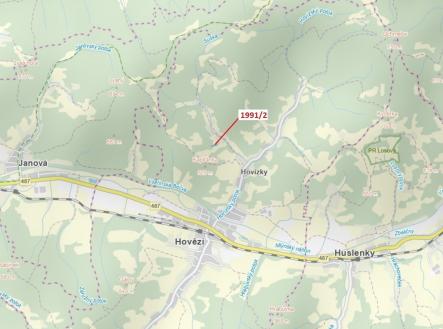 Prodej - pozemek, les, 933 m²