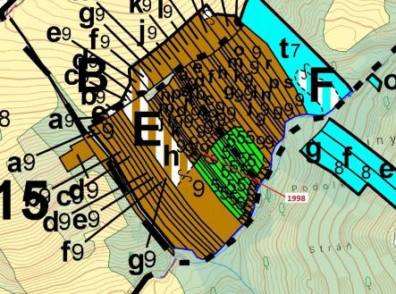 Prodej - pozemek, les, 1 069 m²